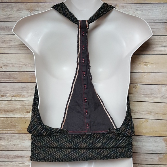 🚫SOLD🚫Free People racerback tank plunge neckline - Picture 2 of 7